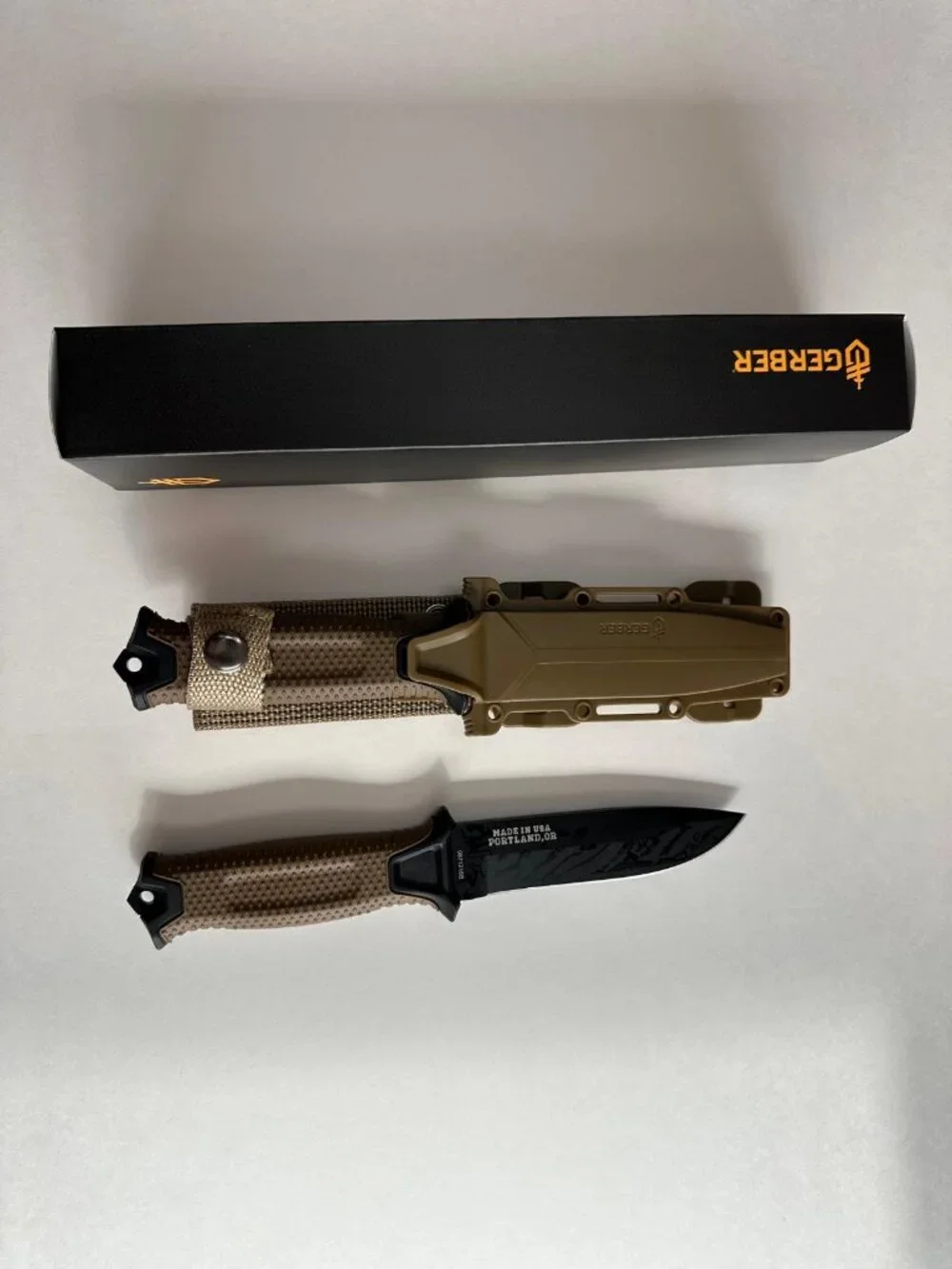 Gerber Outdoor Utility Knife with Sheath – Durable Fixed Blade Survival Knife